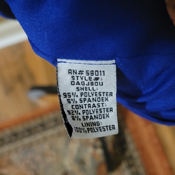 Sangria Royal Blue & Black Block Dress - Picture 8 of 10